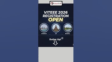 VITEEE 2026 Registration Open |  Apply Now for VIT Vellore, Chennai, AP & Bhopal