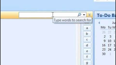 How to search through all contacts