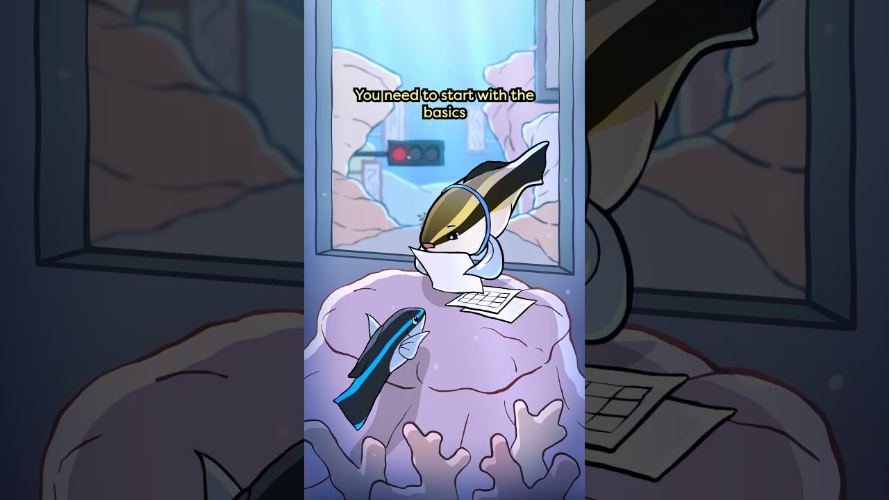 Bluestreak Cleaner Wrasse Animation Original Cartoon