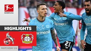 Leverkusen Unstoppable! | 1. FC Köln - Bayer 04 Leverkusen 0-2 | Highlights | MD 24 - Bundesliga