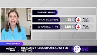 Treasury yields dip ahead of Fed meeting