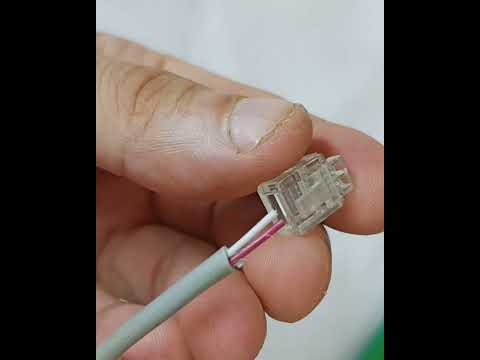طريقة تأريج سلك التليفون الارضي