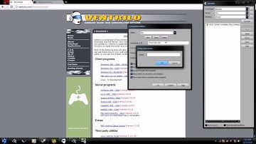 Setting Up Ventrilo (Basic)
