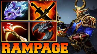 Rampage Sven Dota 2 !! Sven Dota Pro Gameplay Build Guide Highlights Safelane Tutorial 7.35