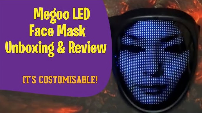 Face Transforming LED Mask in Two Moons music video by BoyWithUke