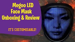 Megoo LED Face Mask Unboxing and Review - It's customisable