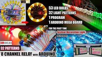 5 Awesome Wesak Decoration | වෙසක් සැරසිලි | top 5 light patterns | Festival  Light Arduino.