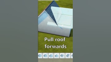Sims 4 Roofing Hack! Fixing the overlap! #shorts #sims4
