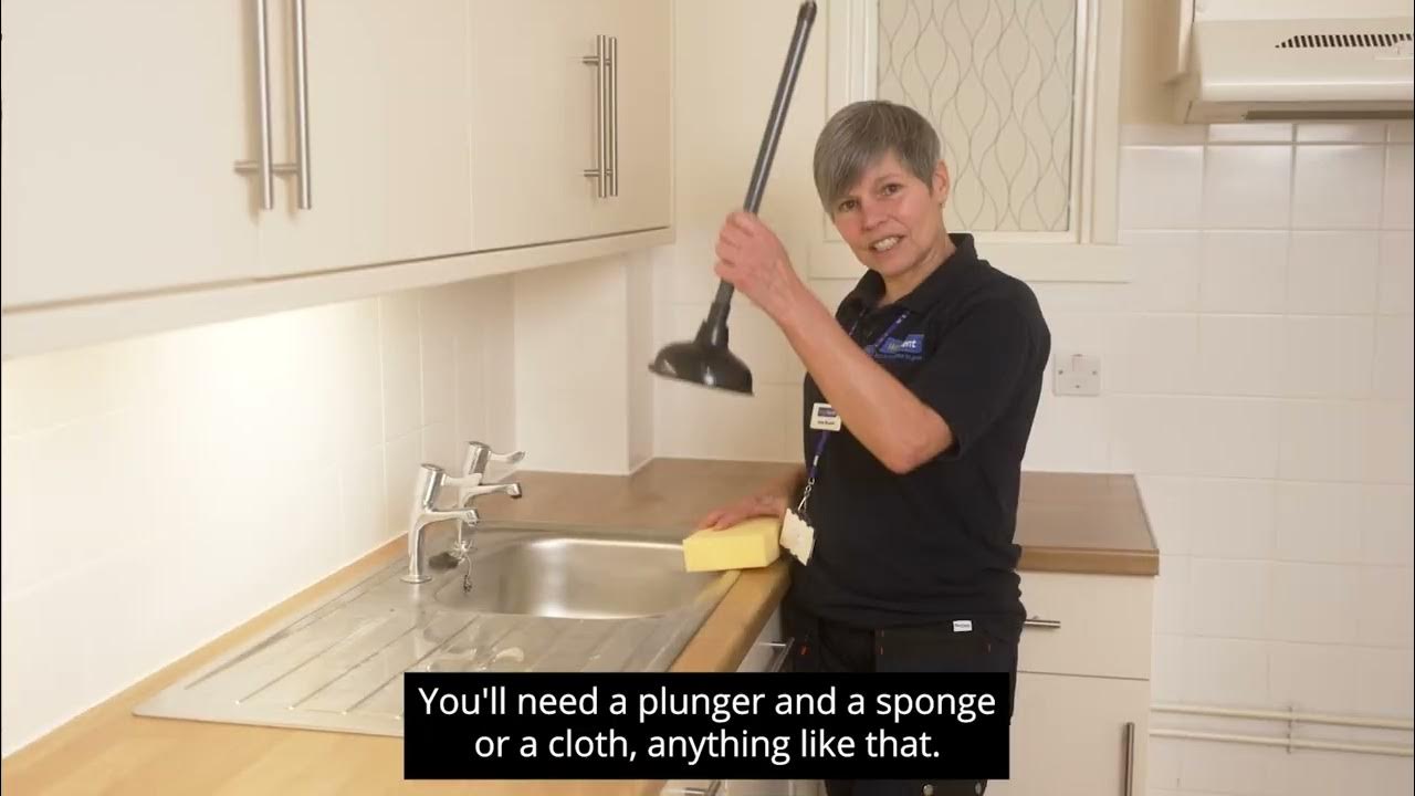 How to unblock a sink YouTube