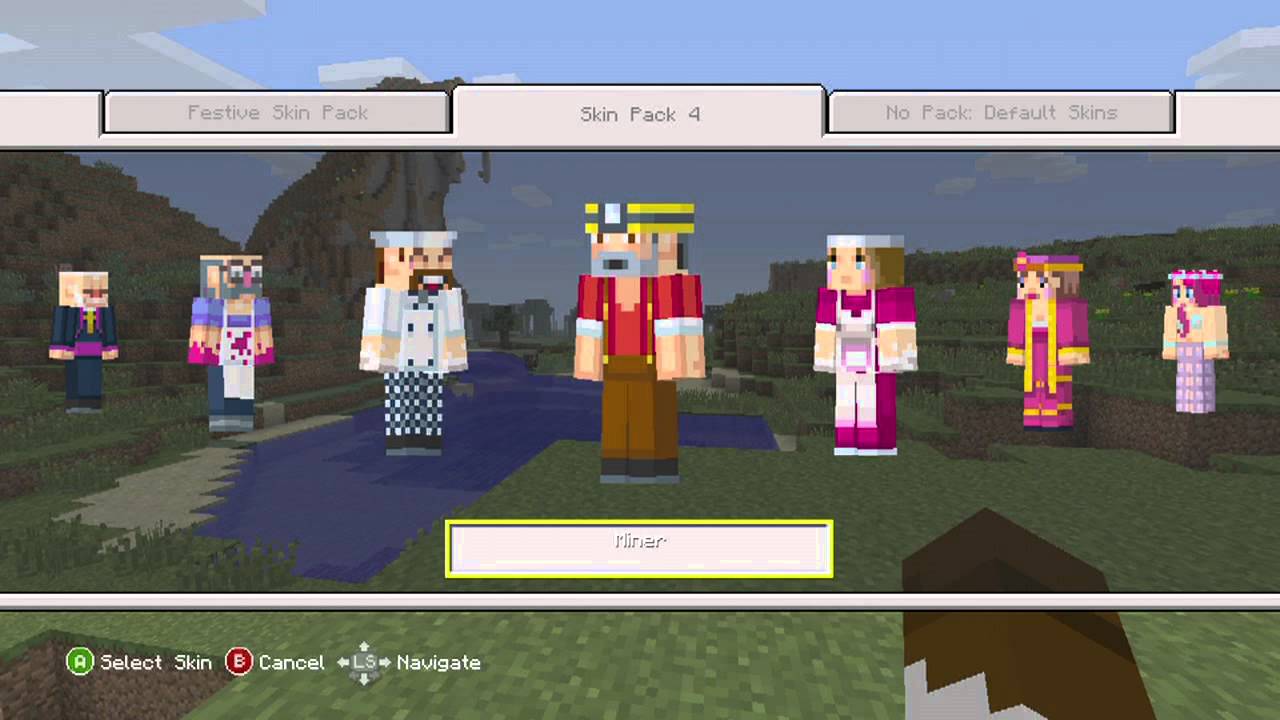 Minecraft Xbox 360 Edition: Skin Pack 4 - YouTube