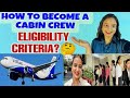 How to become a cabin crew eligibility criteria for airhostess  how to apply for cabin crew job