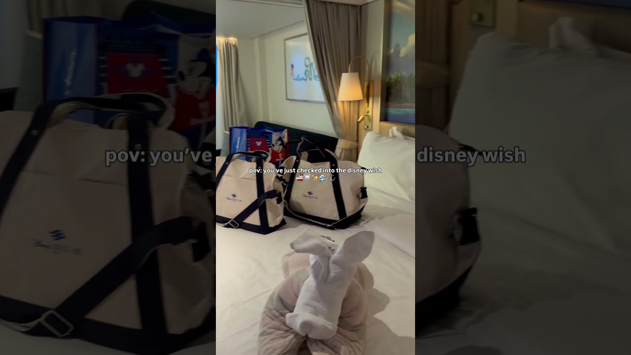 The most perfect room 🥹⚓️🌊🚢 #disneyclubuk #disneywish #disneyvlog
