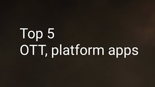 Top 5 OTT apps, platform|OTT apps, Android apps screenshot 3