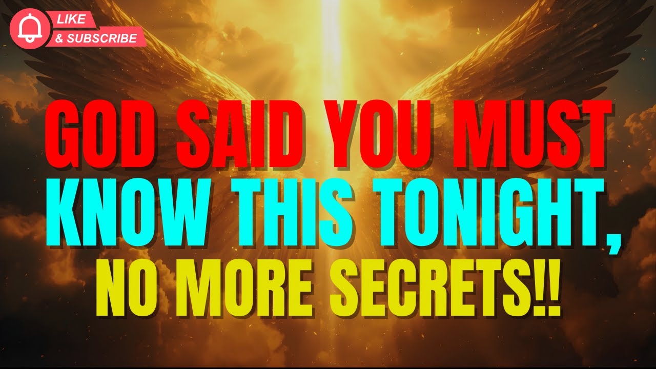 Chosen One God Can’t Keep This Hidden Any Longer — The Full Truth Hits You Tonight 🔥