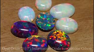 Information Opale de Synthèse Comment reconnaitre une opale synthétique fausse pierre - Opal Orion