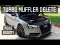 Turbo Muffler Delete 2.0 tfsi/tsi engines Audi A5 A4 MODS