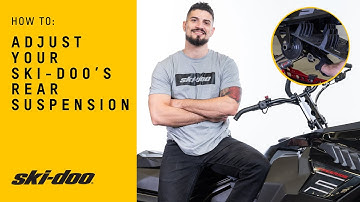 How to Adjust the Rear Suspension on Your Snowmobile | Ski-Doo