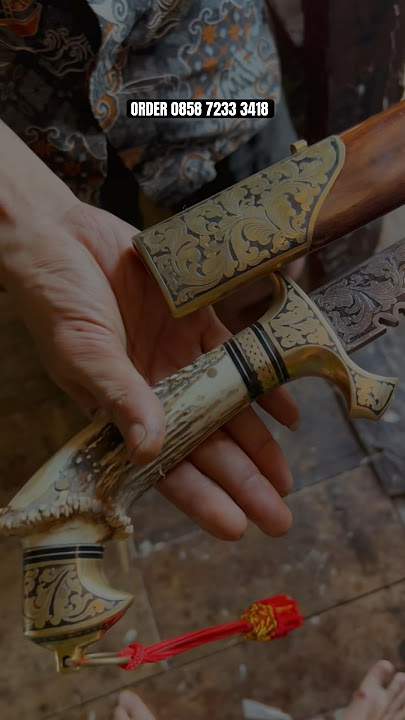 PEDANG PERSIA CUSTOM BOHLER K110 - TANDUK RUSA ASLI