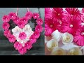 Diy paper flower wall hanging /Simple and beautiful wall hanging/Wall decoration by KovaiCraft #54