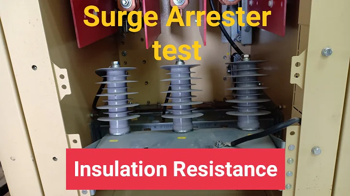 13.8kv Surge Arrester test | Insulation Resistance (IR) - MEGGER