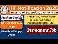 IIIT Non Teaching Recruitment 2025 | Non Teaching Staff Vacancy | IIIT Kota Recruitment 2025