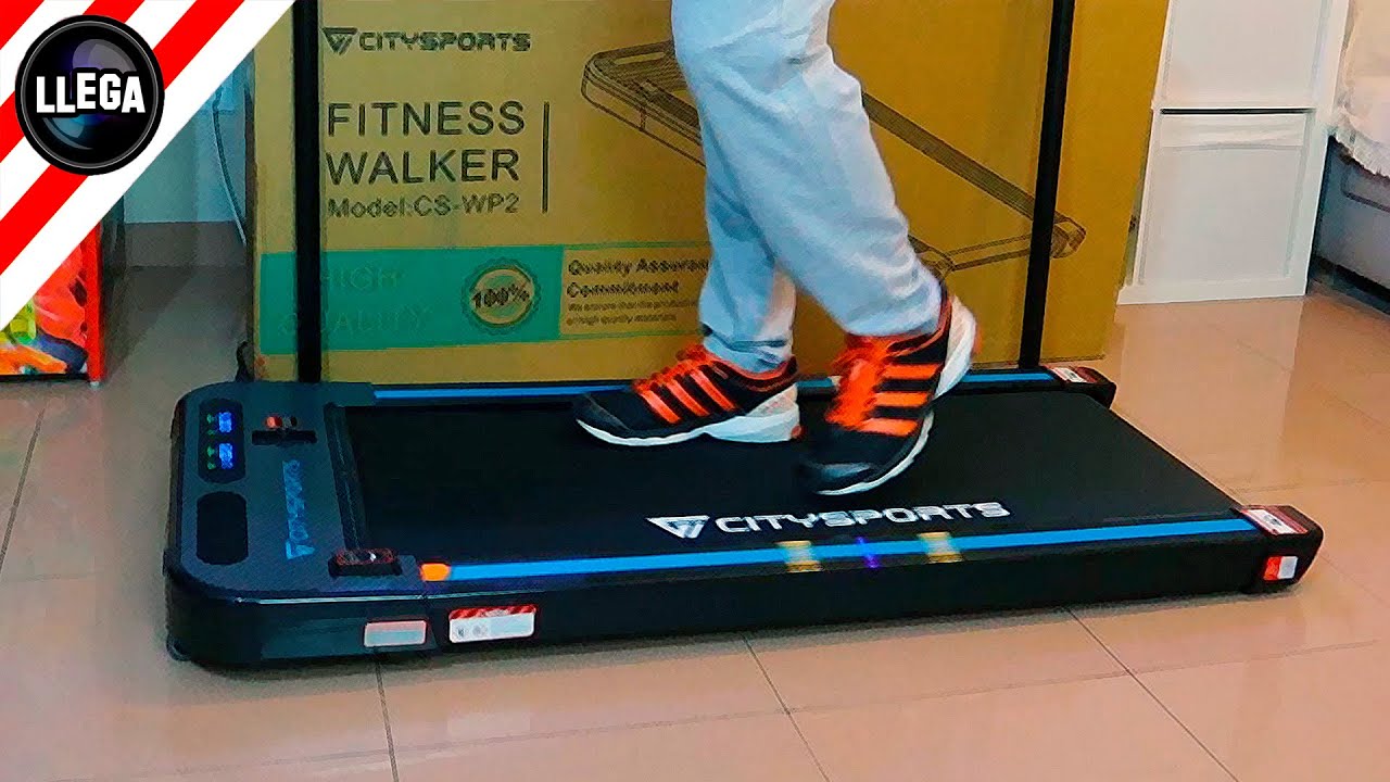 CITYSPORTS Cintas de correr para el hogar, caminadora debajo del  escritorio, almohadilla para caminar con altavoces de audio, control remoto  delgado y