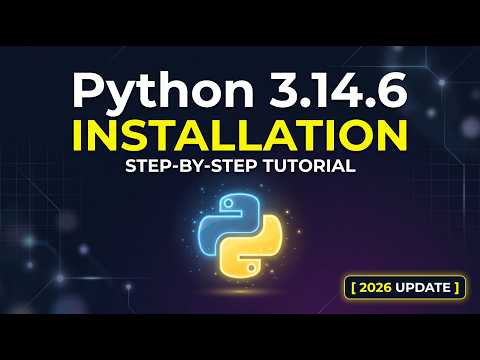 How to Install Python 3.14.6 on Windows 11 [ 2026 Update ] Python Programming Tutorial for Beginners