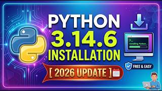 How to Install Python 3.14.6 on Windows 11 [ 2026 Update ] Python Programming Tutorial for Beginners Profile