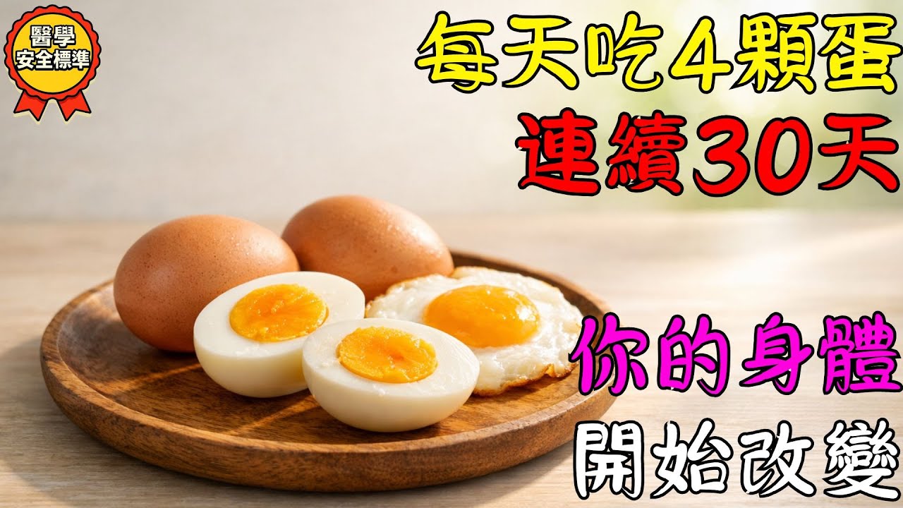 每天吃4顆蛋連續30天，身體出現的驚人變化你絕對想不到