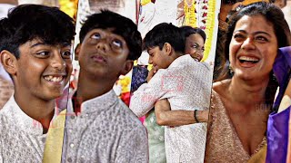 If Not Recorded You Could Have Miss This Cutest Moment of YUG Devgn at Durga Puja 2023