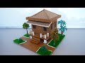 Make A Beautiful  Cardboard House Step by Step | Simple and Quick