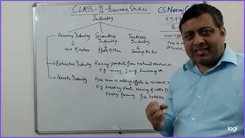 Business Studies Class 11.1.8 Primary Industry | CS Neeraj Gupta | www.ngpaclasses.com