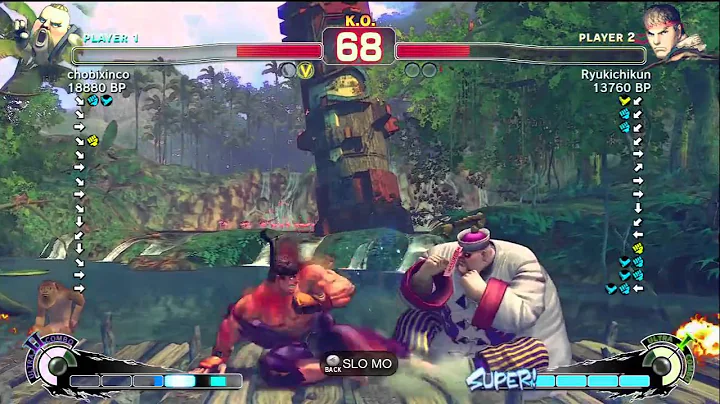 Ryukichikun [Ryu] vs chobixinco [Rufus] SSF4 Japanese Online Ranked Matches - TRUE-HD