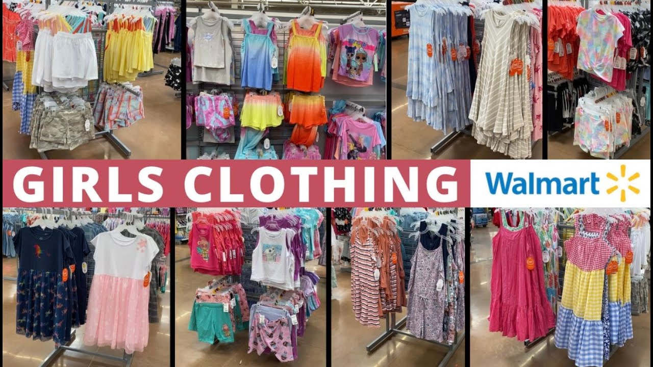 🦋 WALMART GIRLS CLOTHING SHOP WITH ME‼️ WALMART KIDS CLOTHES, WALMART  SHOP WITH ME