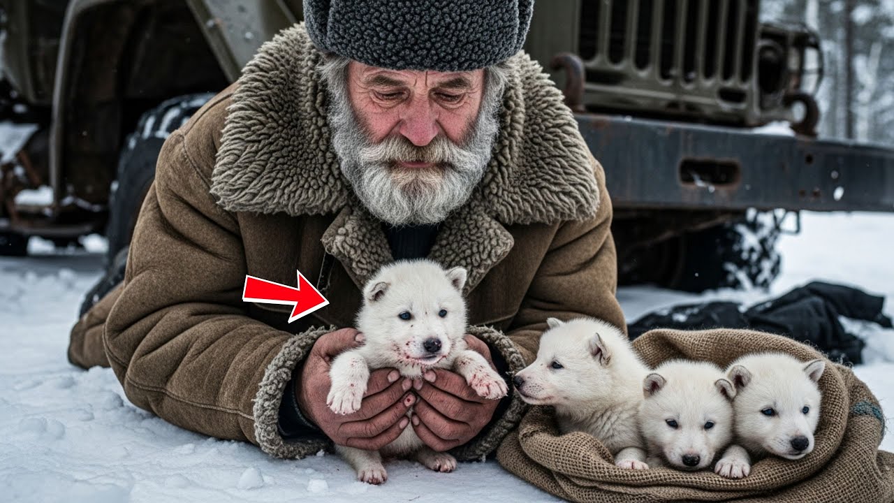 Старик спас волчат из снежной бури, а годы спустя его ждало настоящее чудо