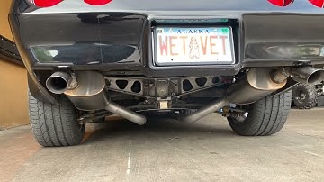 Magnaflow mufflers with on a C3 corvette