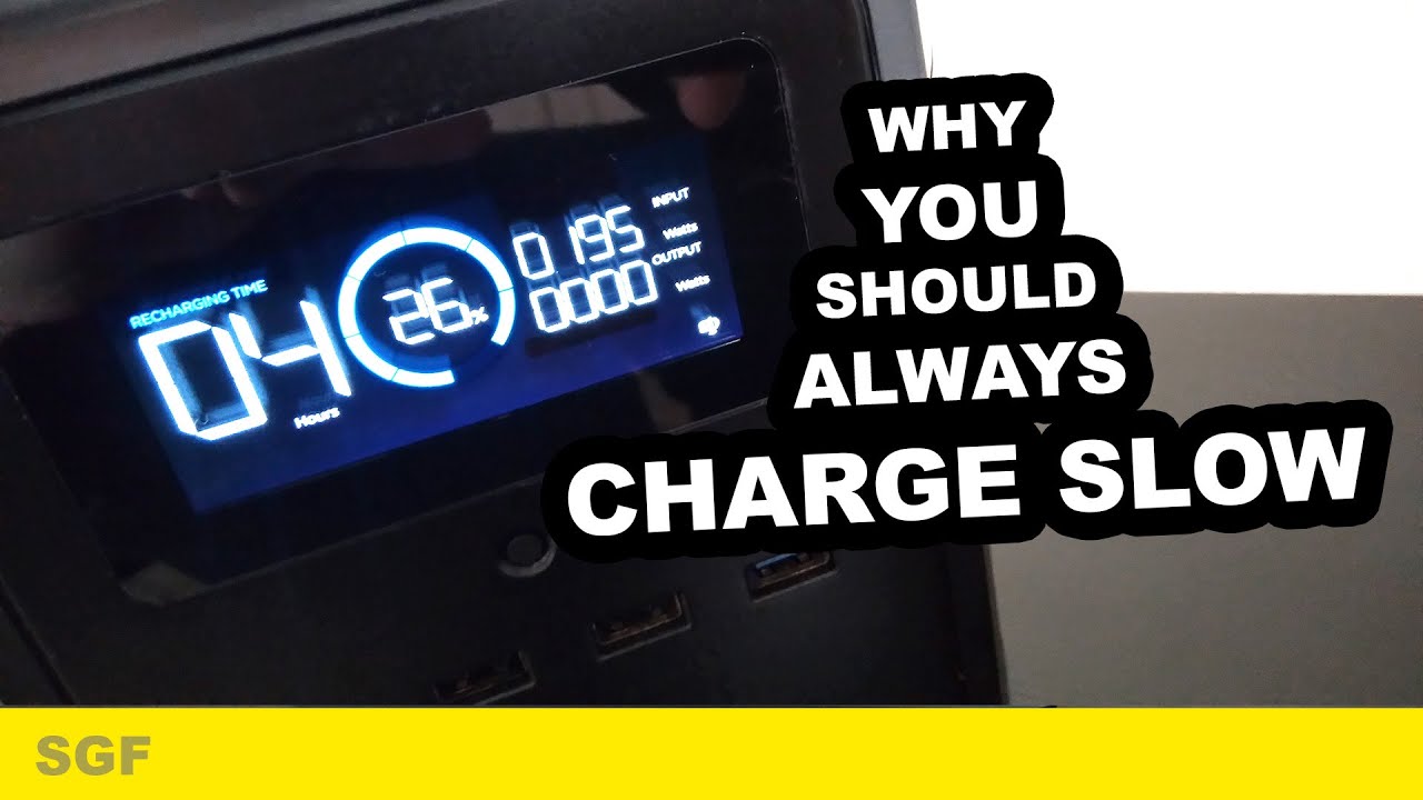 Why slow charging is better - YouTube