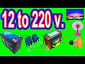 How to  make to 12v to 220v inverter transformer inverter 12v to 220v 1000w by transistor