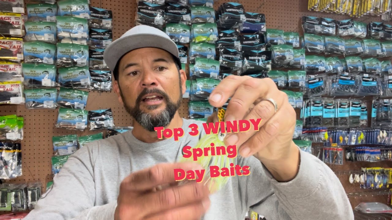 TOP 3 Baits for Windy Spring Conditions 💨🌊