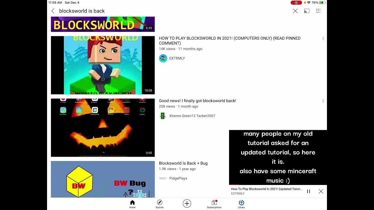 BLOCKSWORLD SHUTTED DOWN… (but why?) YouTube