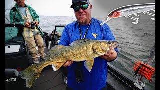 Long Line Trolling for Mid Summer Walleyes