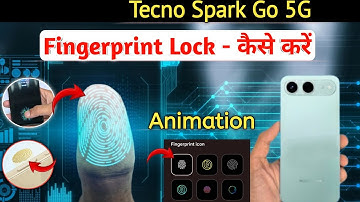 Tecno spark go 5g fingerprint lock setting | Tecno spark go 5g me fingerprint lock kaise lagaye