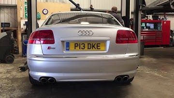 Stock S8 5.2 V10 D3 - Stock exhaust sound