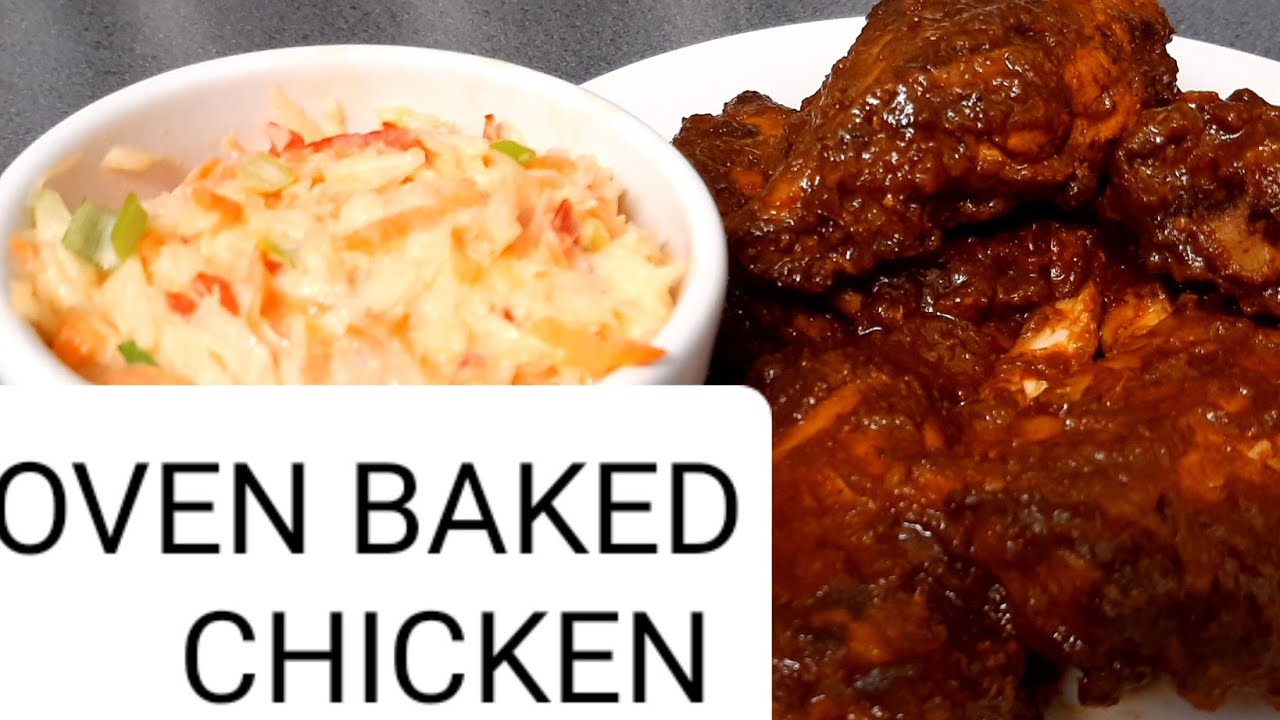 EASY OVEN BAKED CHICKEN JAMAICAN STYLE YouTube