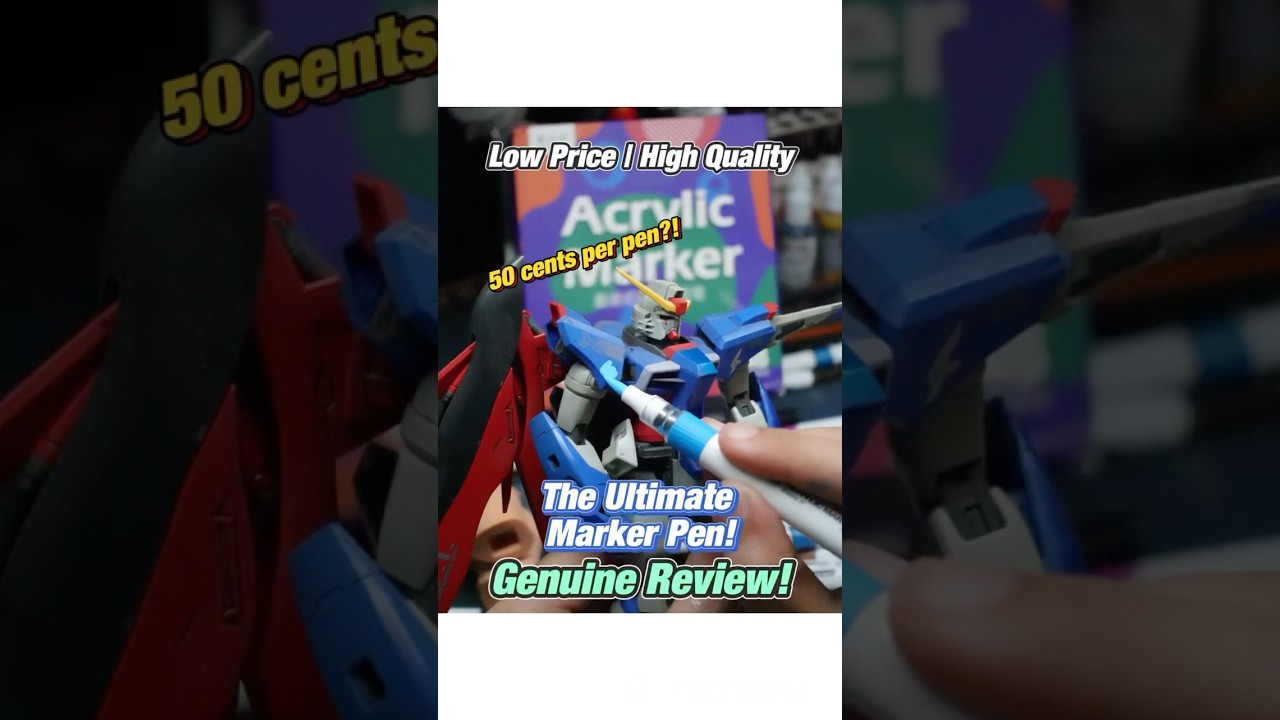 The BEST Affordable Marker Pen for Gundam! 