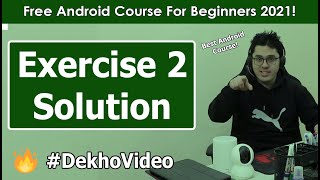 Multiplication Tables App on Seekbar Change: Exercise 2: Solution | Android Tutorials in Hindi 20