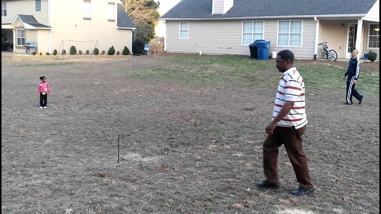 Dad and brotherinlaw throwing horseshoes YouTube