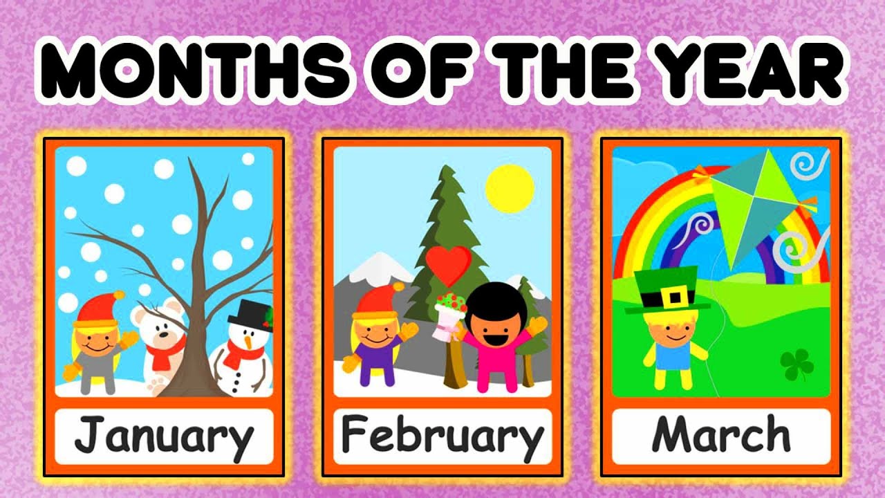 Months of the Year for Kids | Toddler Learning Educational Video | Fun ...