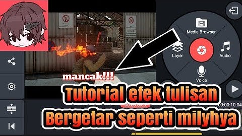 Tutorial membuat efek tulisan bergetar seperti milyhya // A2 Gamtur