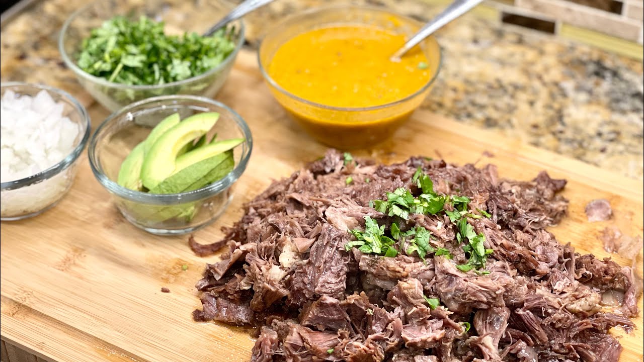 Rica Barbacoa de Res En Olla Instant Pot| Cenas faciles